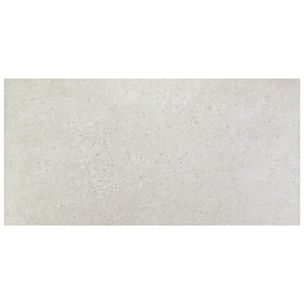 Soft gray concrete-look porcelain